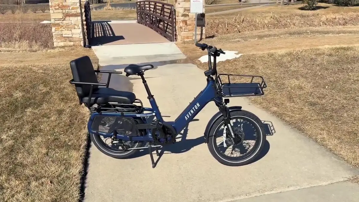 Aventon Abound SR during Will's test ride