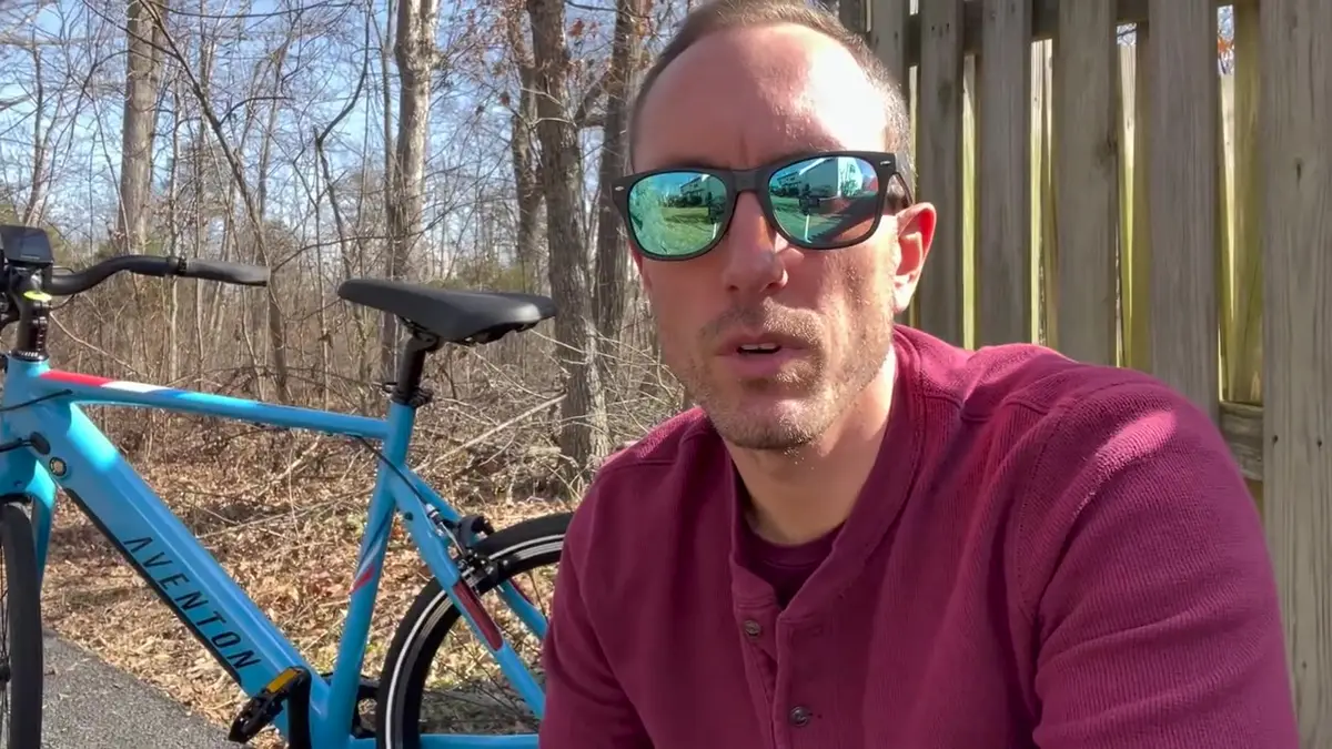 Aventon Soltera (1st gen) during Will's test ride