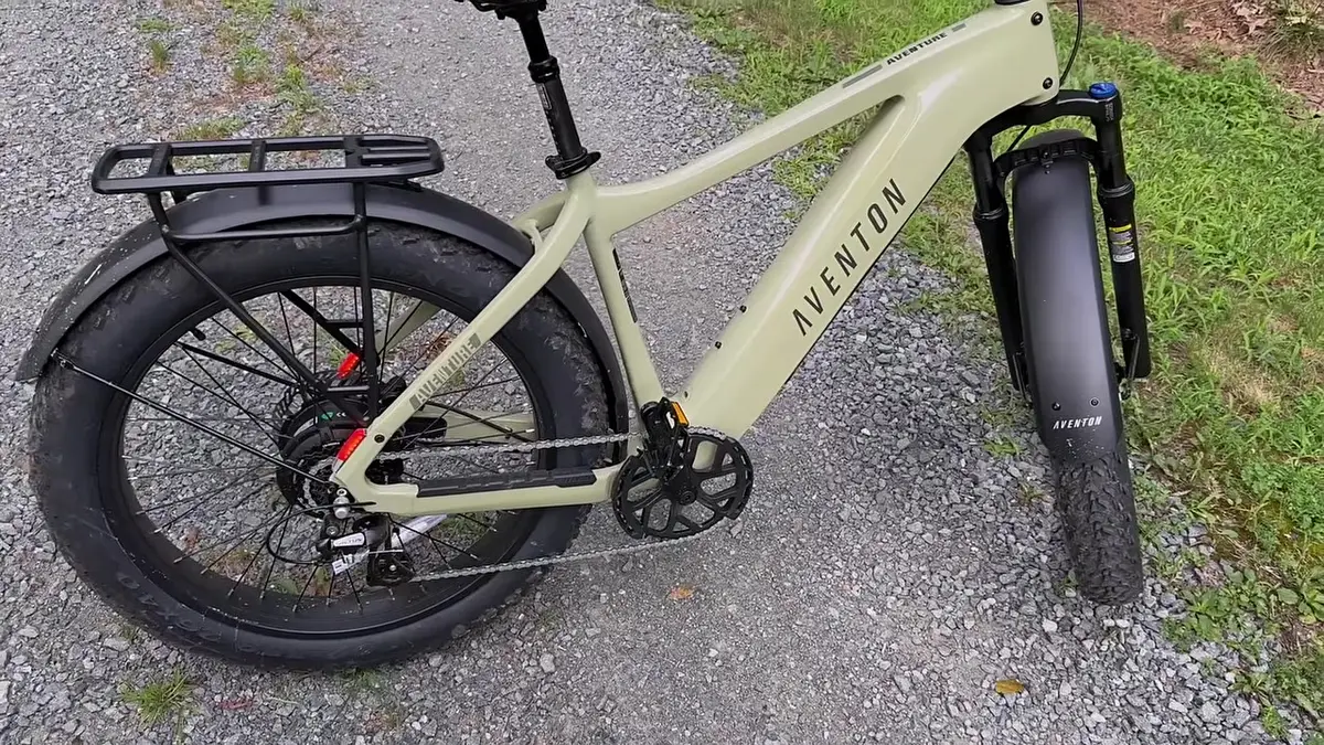 Aventon Aventure 3 during Will's test ride