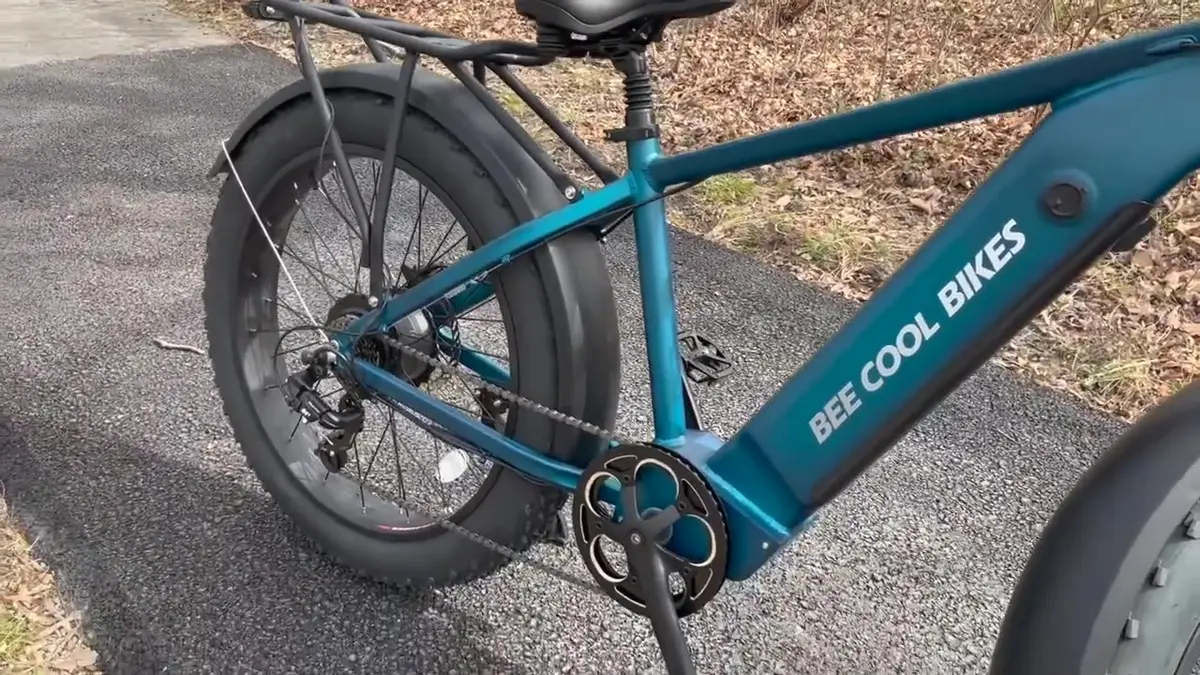 Bee Cool Pathfinder during Will's test ride