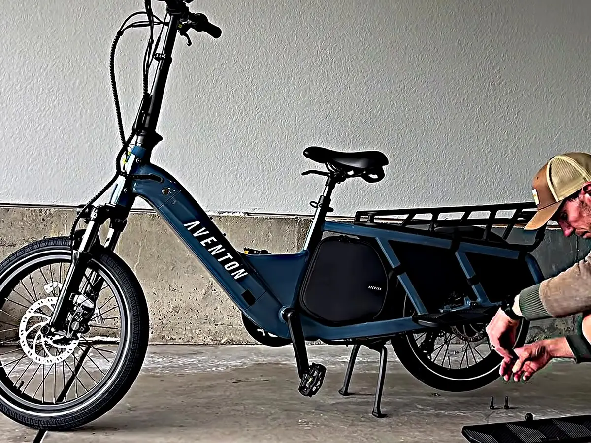 Aventon Abound, photo from Will's test ride video