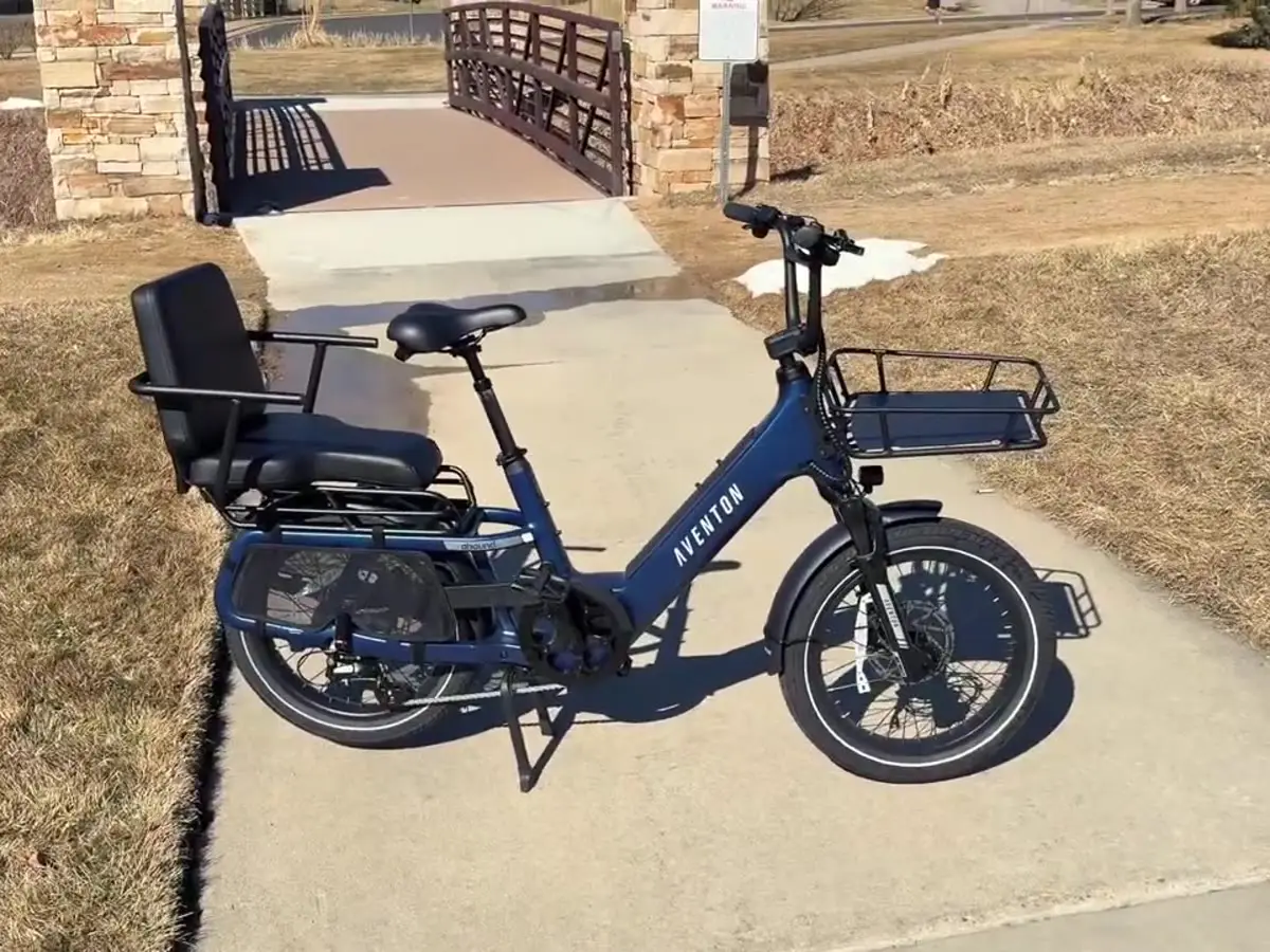 Aventon Abound SR, photo from Will's test ride video