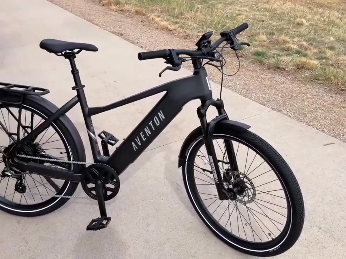 Aventon Level 3, photo from Will's test ride video