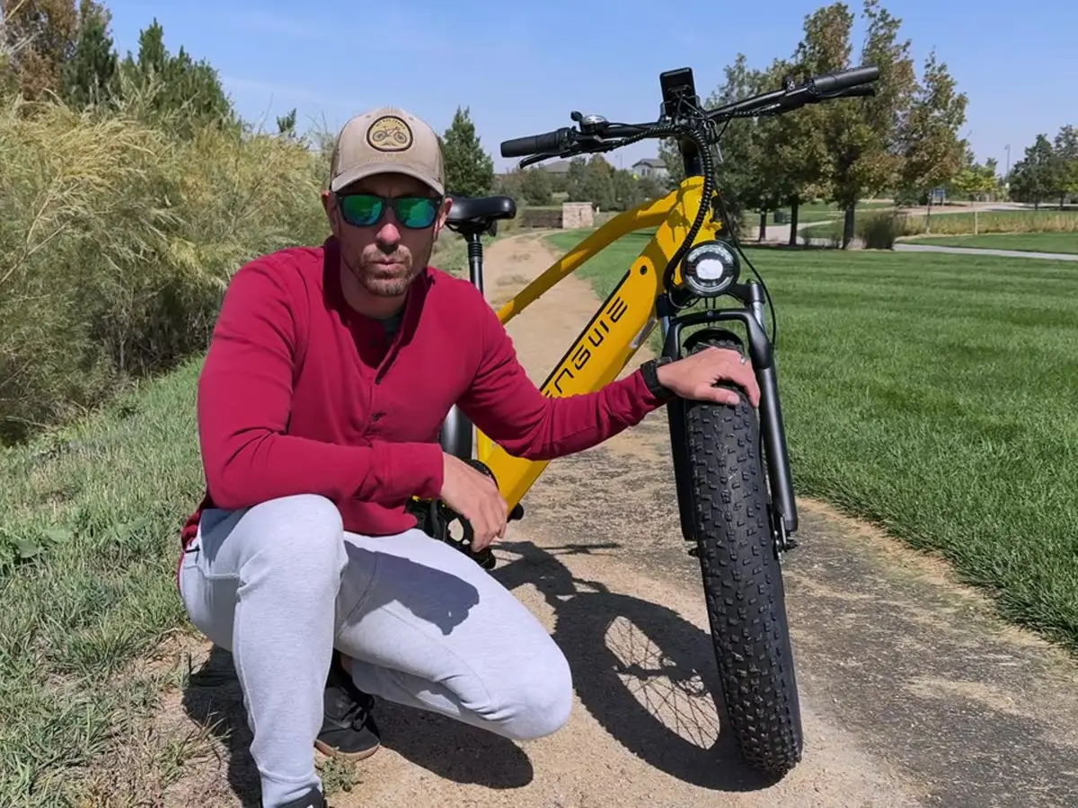 Engwe E26, photo from Will's test ride video