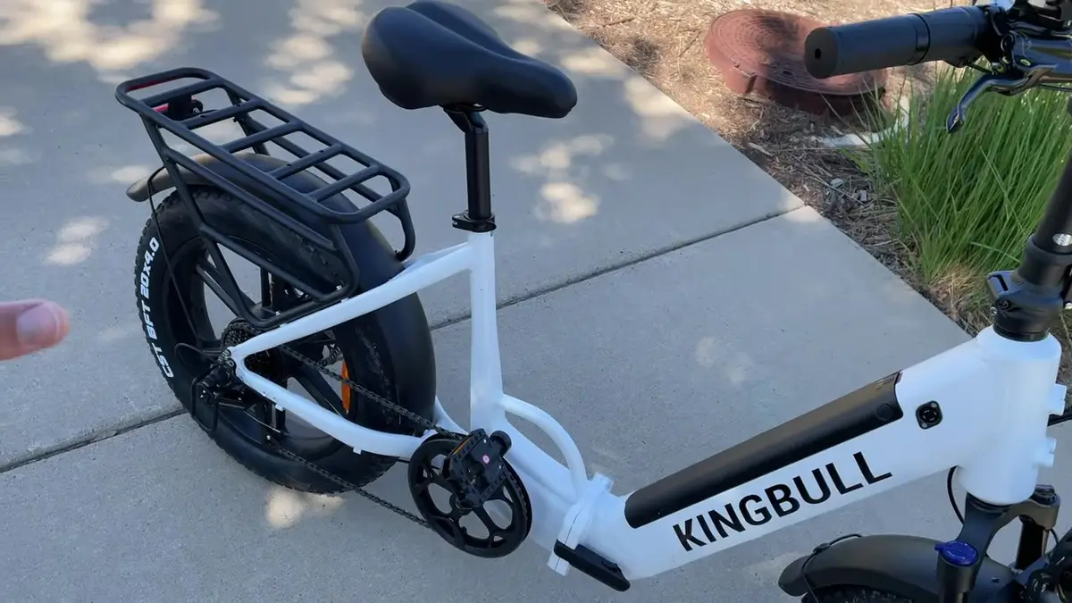 Kingbull Literider during Will's test ride