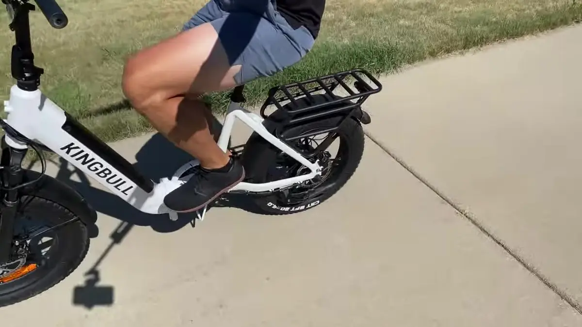 Kingbull Literider during Will's test ride