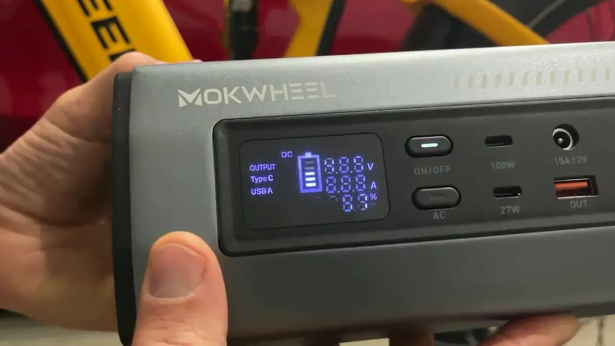 Mokwheel Obsidian during Will's test ride
