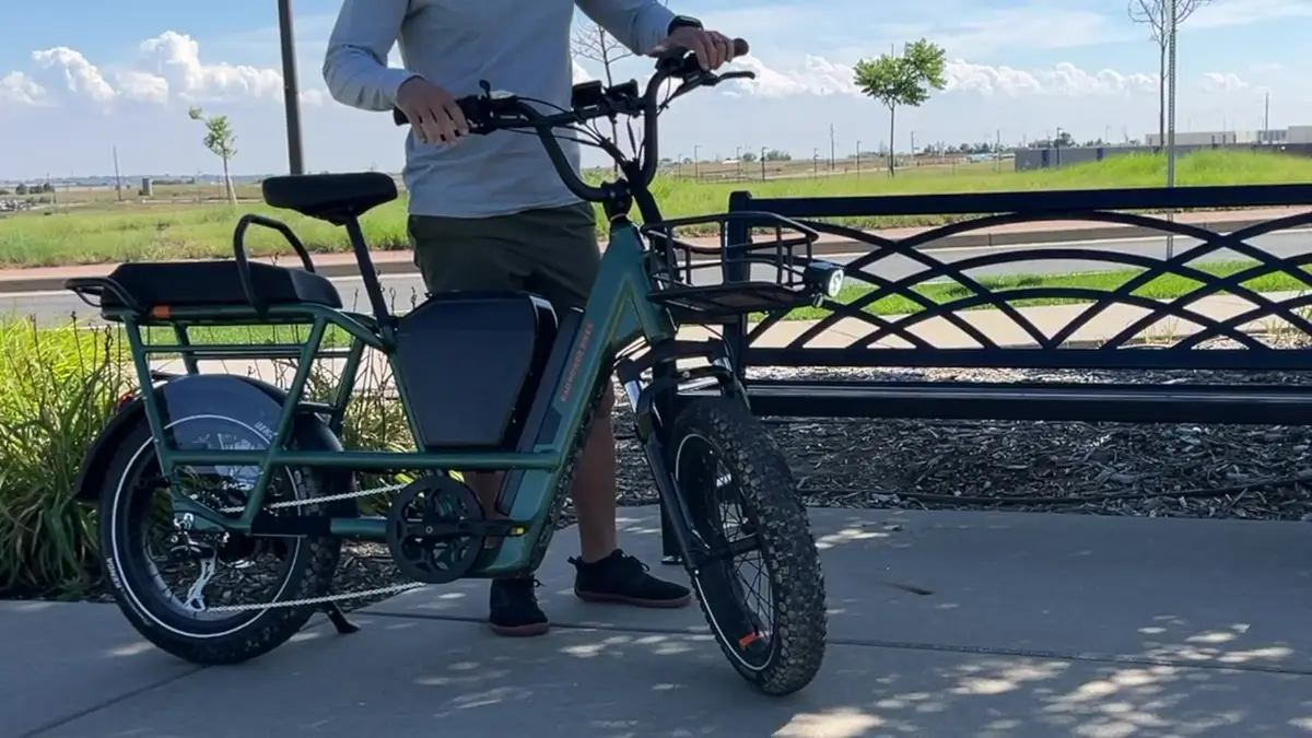 Rad RadRunner 3 Plus during Will's test ride