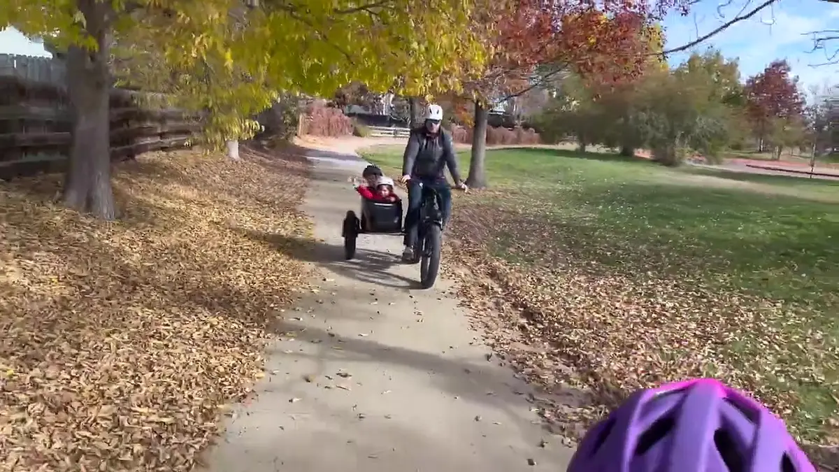 MOD Easy with SideCar during Will's test ride