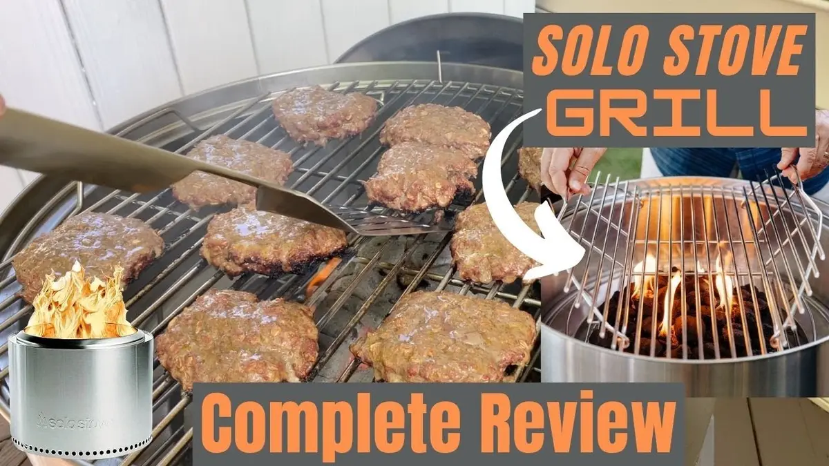 Solo Stove Grill, frame from Will's review video