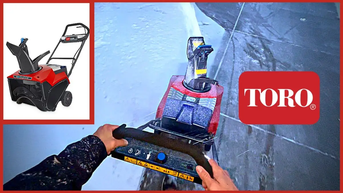Toro Power Clear, frame from Will's review video
